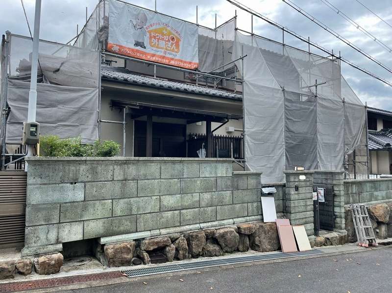 奈良＼桜井市朝倉台S様邸　外壁塗装工事行っております／